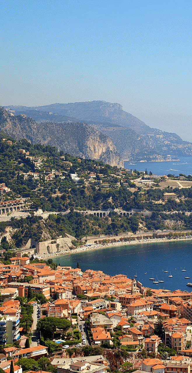 Paysage villefranche sur mer